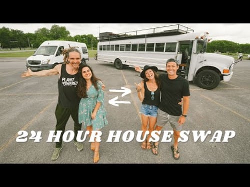Van Life vs. Bus Life 24hr Swap - ft. Kara and Nate
