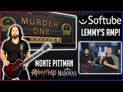 SOFTUBE MURDER ONE 🔥 LEMMY'S AMP + Celestion Speaker Shaper With MONTE PITTMAN! (Ministry, Madonna)😱