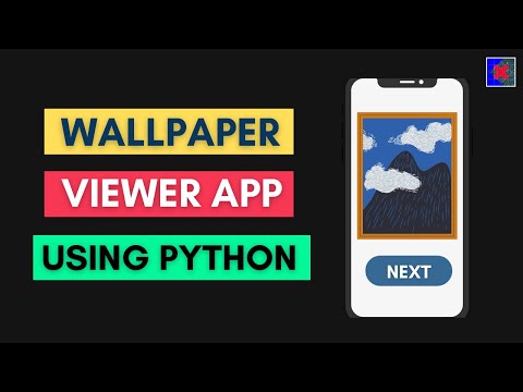 Wallpaper Viewer Application using Python | Tkinter GUI Tutorial | Mini Project
