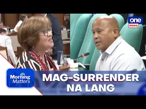 Sen. Bato cannot hide forever amid reports of ICC arrest warrant - De lima | Morning Matters