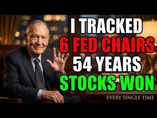 I Tracked Every Fed Chair Change Since 1970. Here's What Actually Happened to Markets