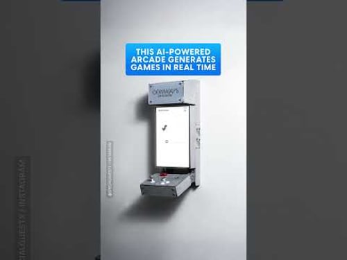 This AI-Powered Arcade Generates Games in Real Time