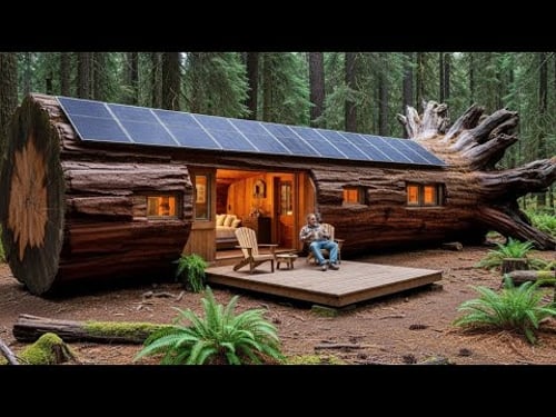 Building the Best Cozy Shelter in a Deep Forest- This Man Built a Luxury Bushcraft Shelter in Forest