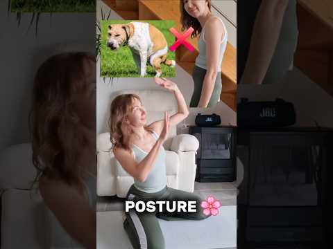 2 minutes pour ta posture #pilates #posture #sports ##fitness #bienêtre #fyp