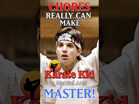 The Karate Kid is the Master… of Chores! #shorts
