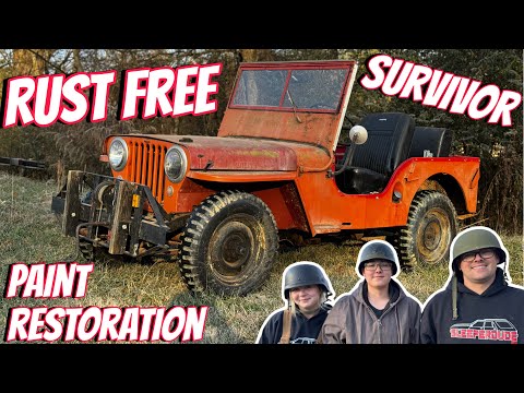 80 Year Old Jeep Back On The Road Again.