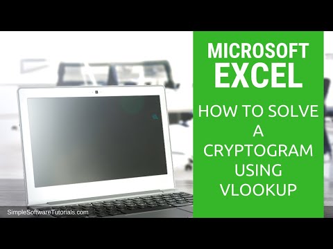 How to Solve a Cryptogram Using Excel & VLOOKUP