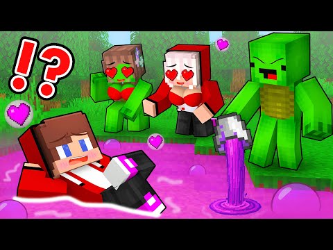 Mikey BUILT The IMMORTAL River of Love for JJ and the Girls In Minecraft Maizen