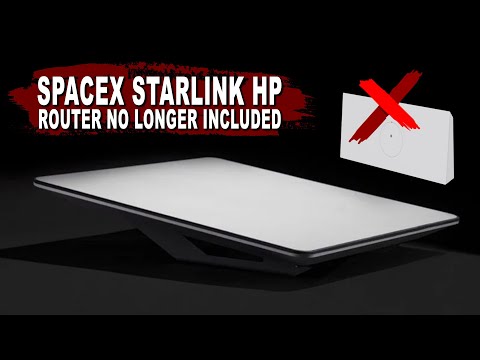 SpaceX Starlink HP No Longer Includes Router