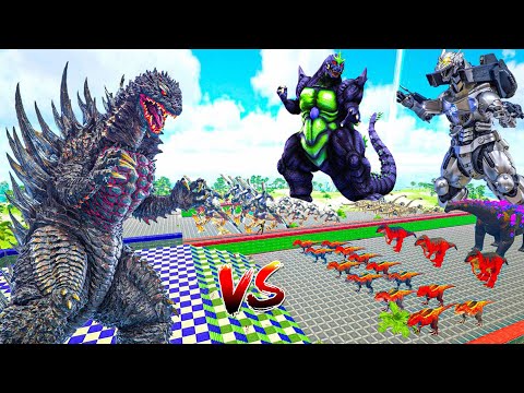 NEW 2025 Spinosaurs VS All ARK Dinos (small to big)