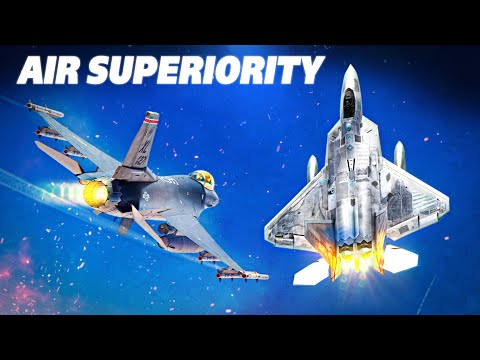 Can the F-16 Viper Outsmart the F-22 Raptor | Thrust Vectoring Vs Speed | Digital Combat Simulator |