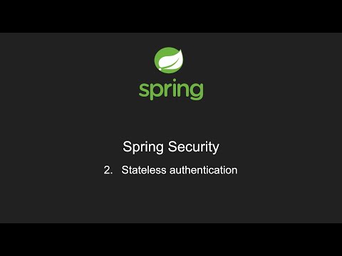 Spring Security | Stateless authentication