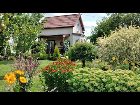 Ландшафтный Дизайн моего Маленького Огорода☘ Как Спланировала и что получилось. Обзор #сад #огород