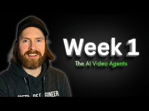 Solo Building an AI Native Business: The AI Video Agents Bet (Week 1)