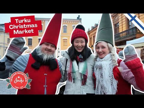 Christmas Market in 🇫🇮 Finland: Cozy Stalls & Festive Shopping at the Turku Christmas Market!🎄🎅🏼🧑🏼🎄