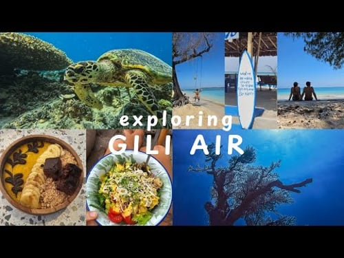 GILI AIR! is this island better than Gili Meno or Gili T? (Indonesian travel vlog)