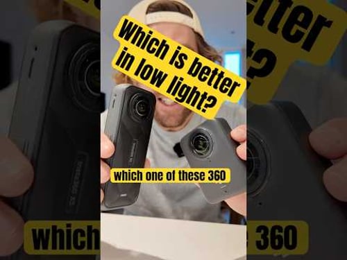 X5 vs Osmo 360 in Low Light which is Better? #insta360x5 #djiosmo360 #lowlight #purevideomode