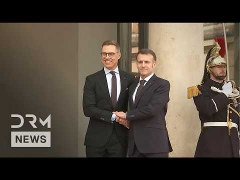 BREAKING NEWS: Macron Welcomes Finnish President Alexander Stubb at Élysée Palace in France | AC1G