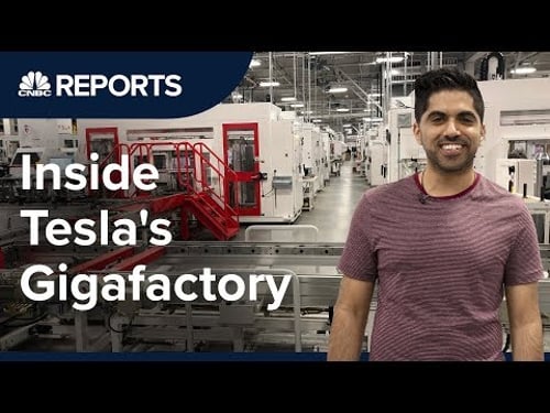 Take a tour inside Tesla’s first Gigafactory | CNBC Reports
