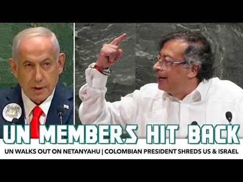 UN Walks Out On Netanyahu, And Colombian President Shreds US & Israel In Powerful Speech