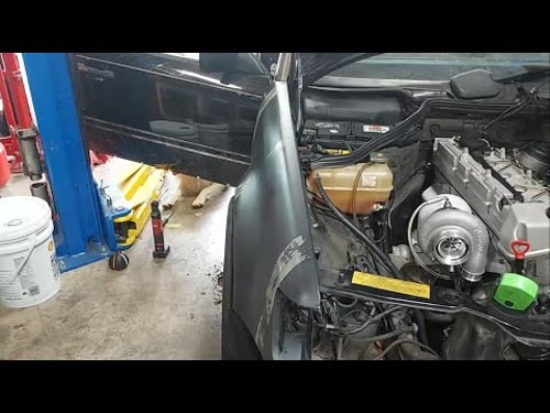 1995 E300 Racecar Part 15 - E500 Fenders!!!