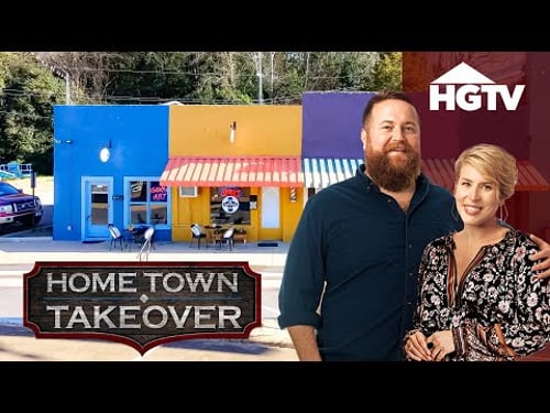 ENTIRE Downtown Revitalized in 4 Months!! | Hometown Takeover | HGTV