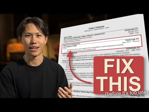 My Resume SUCKED Until I Made These 4 Changes