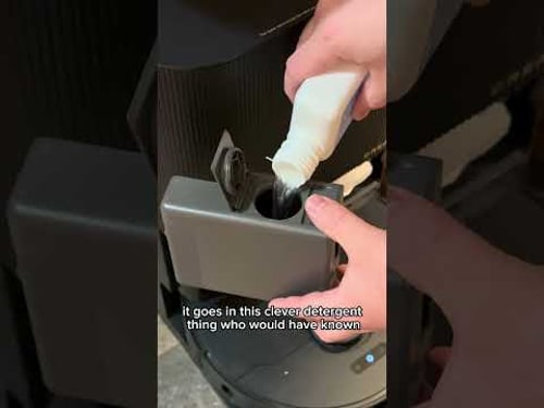 HERE is where you add your Dreame x40 detergent!!! #dreame