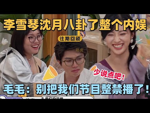 沈月李雪琴背刺内娱好友!毛不易狂笑不敢说话!#shenyue #沈月 #仁科 #王玉雯 #张新成 #毛雪汪 #李雪琴 #桃花坞 #单依纯
