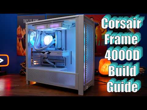 How to easily build Corsair Frame 4000D with iCue Link (step by step)