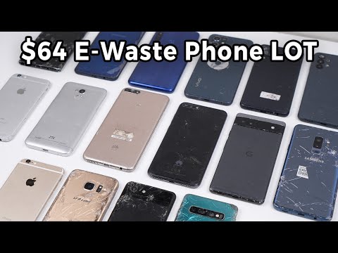 I Bought $64USD of E-Waste Phones - Can I Fix Them?