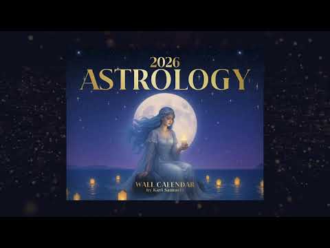 2026 Fantasy Goddess Astrology Calendar | Zodiac Art, Moon Phases & Retrogrades