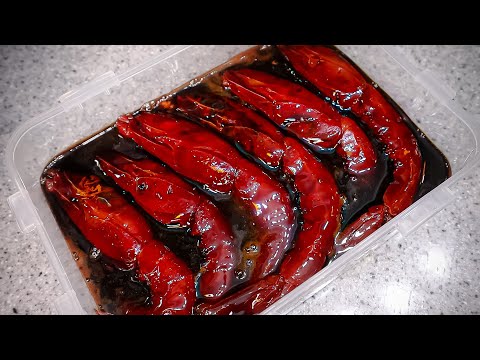 폭발적인 반응의 데리야끼장... 까라비네로 새우로 담궈보자