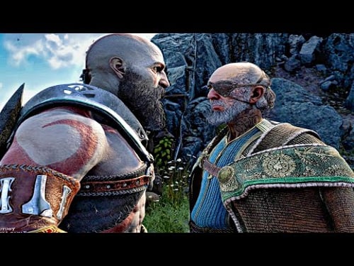 God of War 5 Ragnarok - All Odin Cutscenes + Secret Scenes (The All-Father) 4K 60FPS PS5
