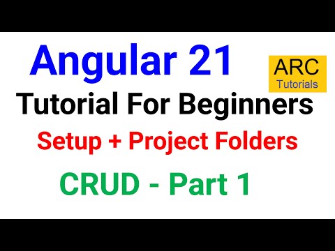 Angular 21 Tutorial for Beginners – Part 1: Installation, Setup & Folder Structure Walkthrough