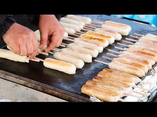 GOHEMOCHI | Dango | Rice Stick Dumpling | Japanese Street Food | Kyoto Japan
