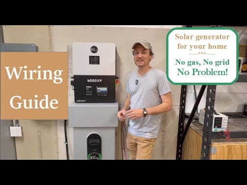 Installing EG4 6000xp Inverter and NEW Power Pro wall mount budget battery & Critical Loads setup
