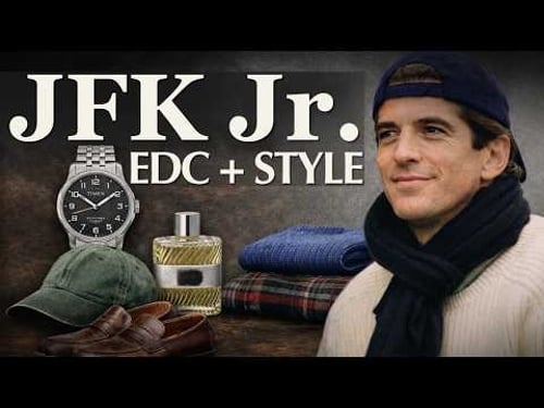 John F Kennedy Jr Everyday Carry | The Old Money Style of a 1990s Icon