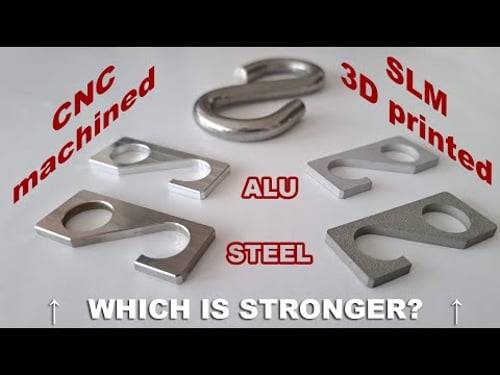 CNC machining vs metal 3D printing (SLM) - Which is stronger? Services by PCBWAY