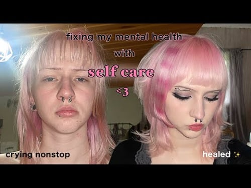 ive been sad lately so i dyed my hair