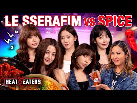 Le Sserafim (르세라핌) Eats the Spiciest Meal of Their Life | Heat Eaters