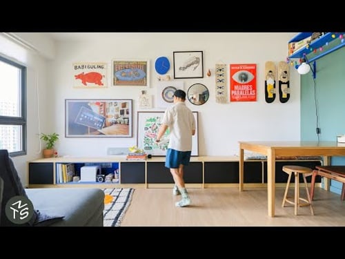 NEVER TOO SMALL: Clever Spaces in an Illustrator’s Vibrant Apartment, Singapore 47sqm/506sqft