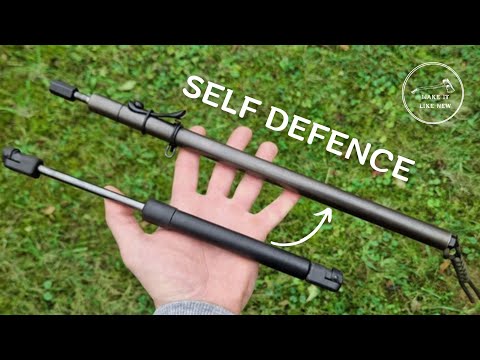 SELF DEFENCE. Making a Тelescopic Baton from an old Shock Absorber