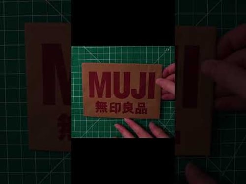 Making a Book out of a MUJI Paper Bag 📚