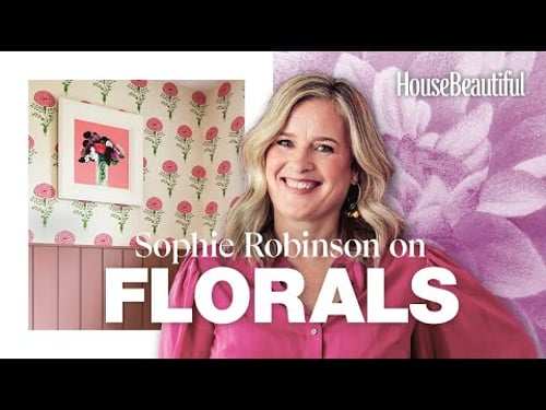 Modern Meets Vintage: Sophie Robinson's Country Floral Decorating Ideas | House Beautiful