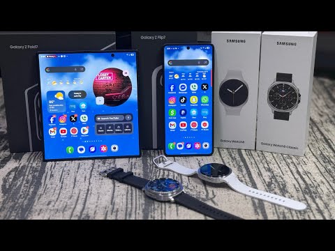 Samsung Galaxy Z Fold 7 / Z Flip 7 / Watch 8 and Watch 8 Classic - Unboxing and First Impressions