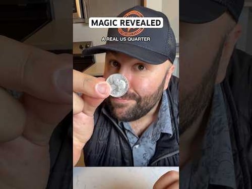 COIN TRICK 😮 #magic