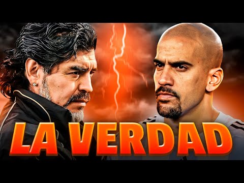 The complete story of the fight between Maradona and Verón.