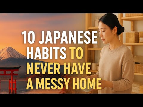 10 Japanese Habits to Never Have a Messy Home