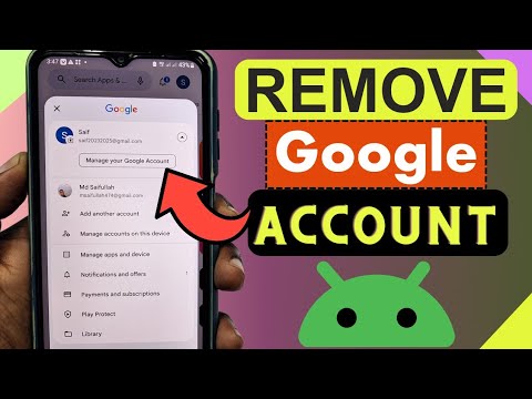 How to REMOVE Google account from Android phone 2025